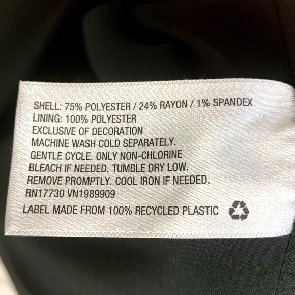 Future Collective Tuxedo Jacket Single Breasted 2 Button Black Size 1X Notched - Picture 10 of 11